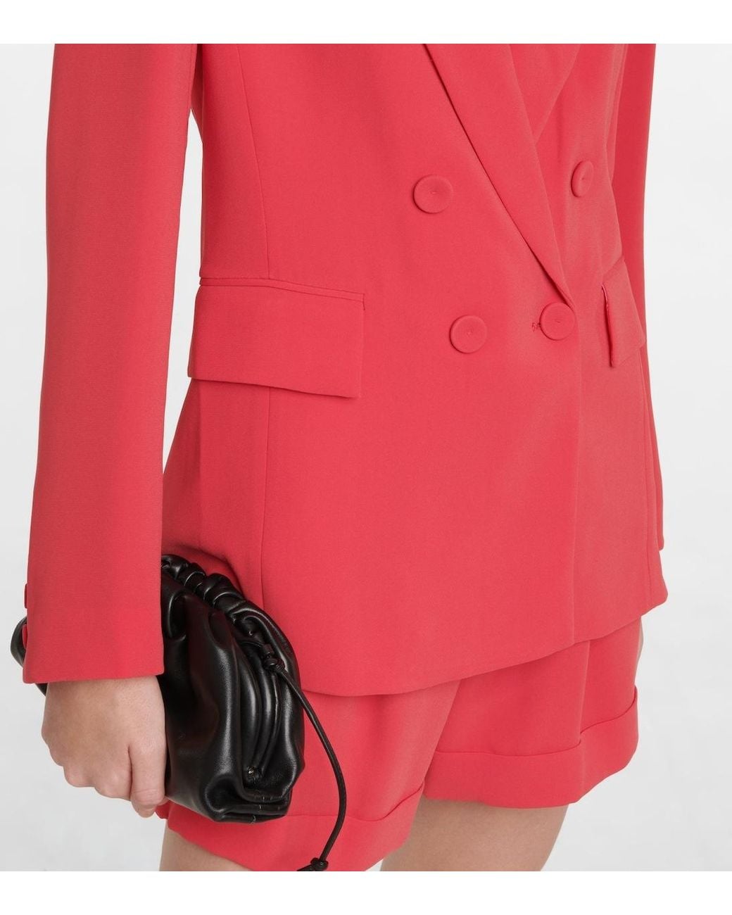 Diane von Furstenberg Red Gloria Double-Breasted Blazer