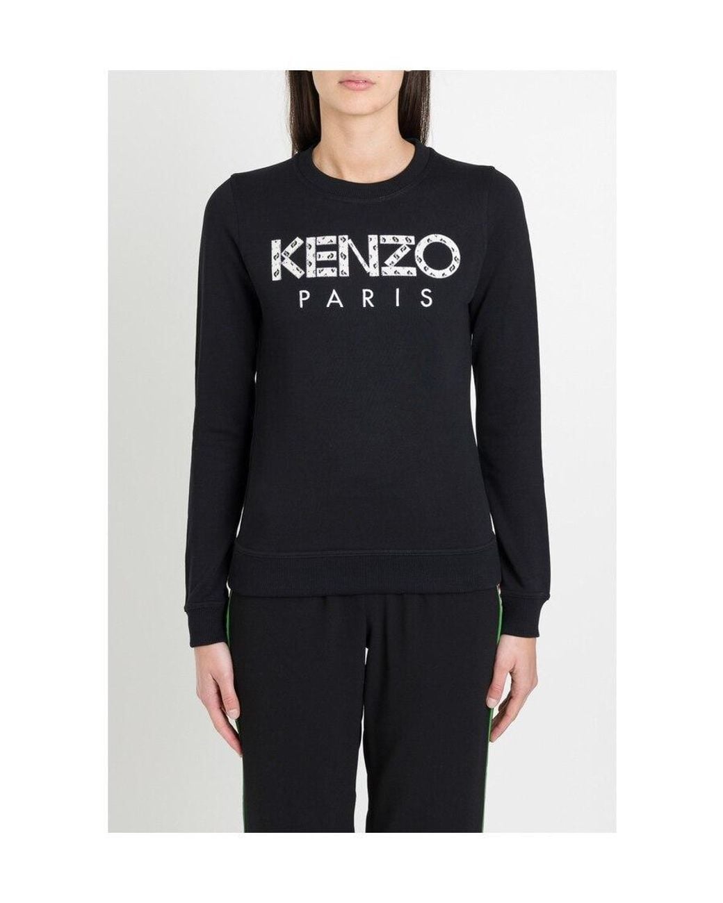 KENZO Black Logo Decal Sweater