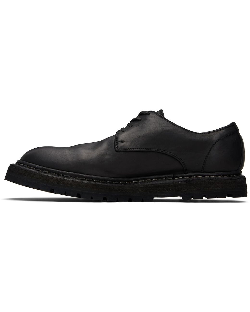 Guidi Black 99 Derby Shoes for men