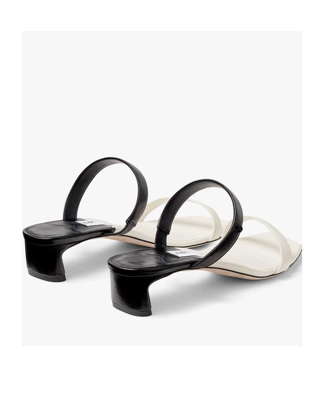 Jimmy Choo White Kyda Slip-On Sandals