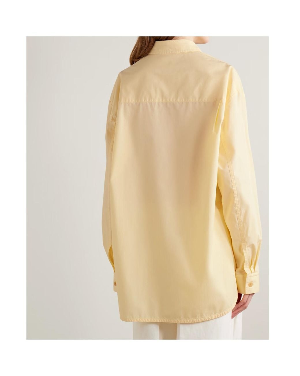Khaite Natural Goya Long Sleeved Shirt