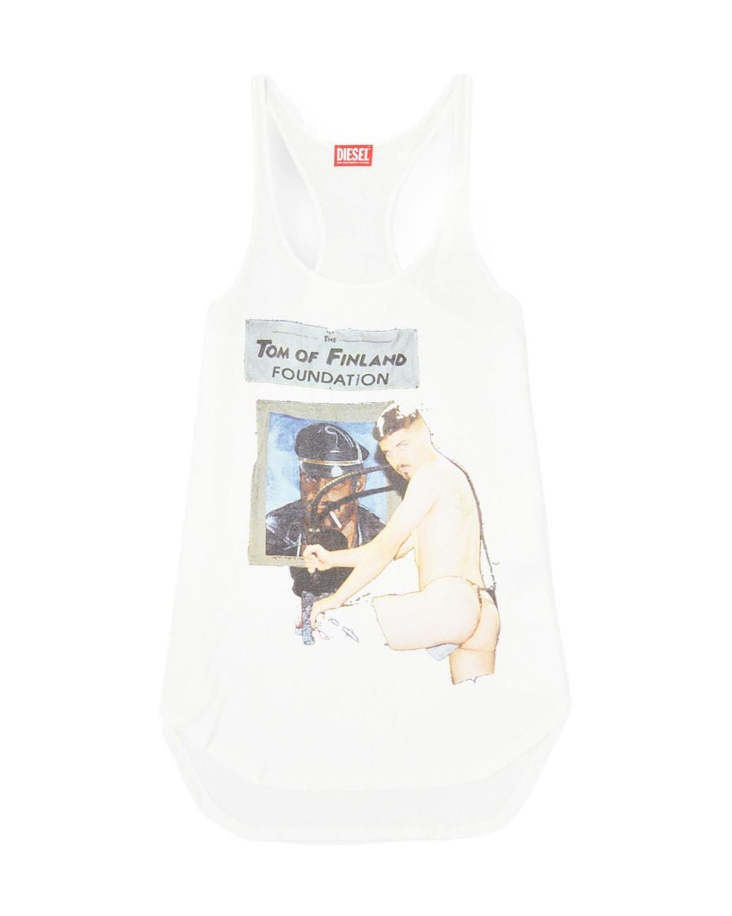 DIESEL White X Tom Of Finland Foundation Pr-T-Shanry-Tom25 for men
