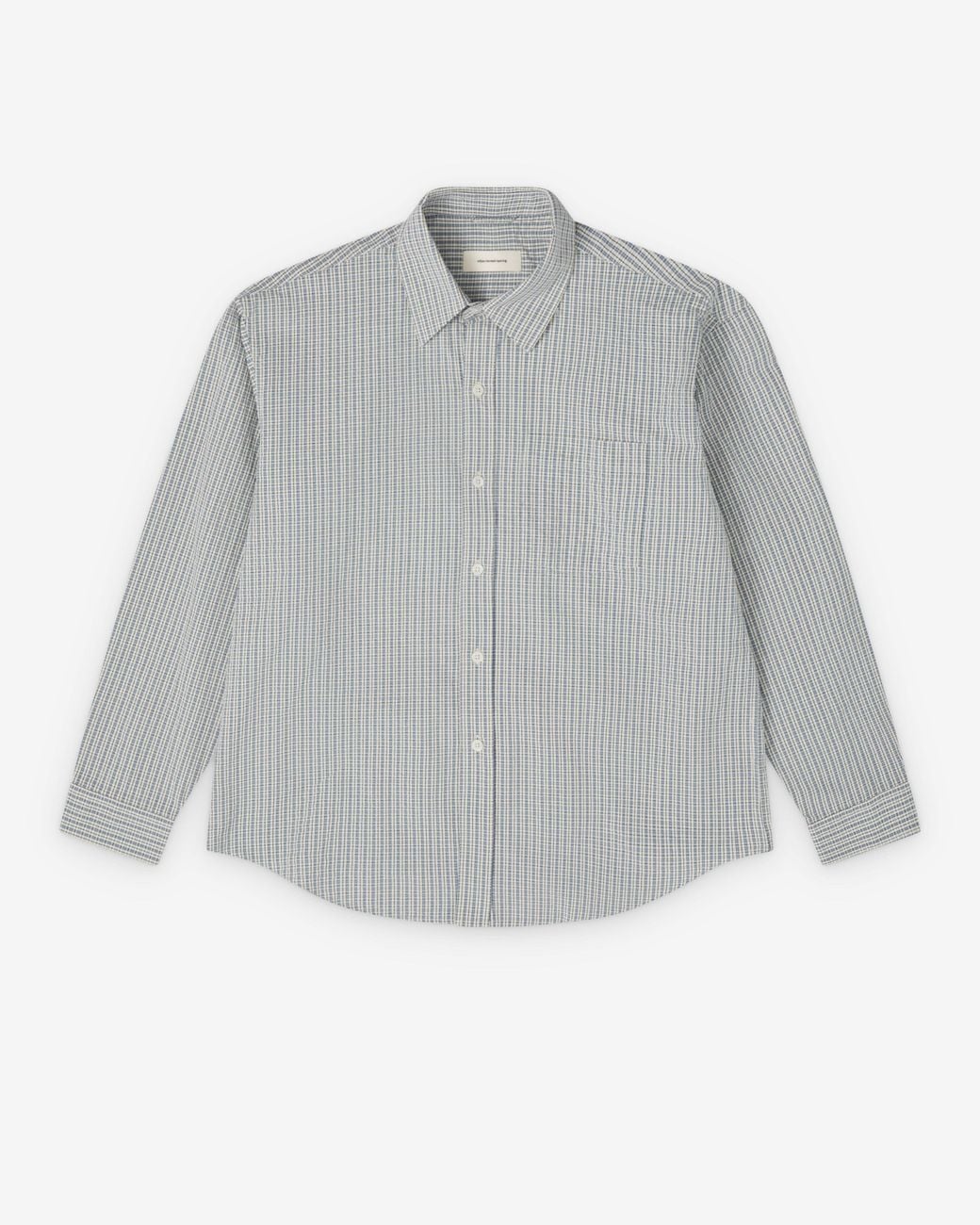 mfpen Gray Executive Check-Pattern Shirt for men