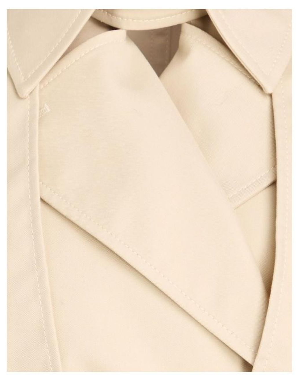 Max Mara Natural Sleeveless Trench Coat