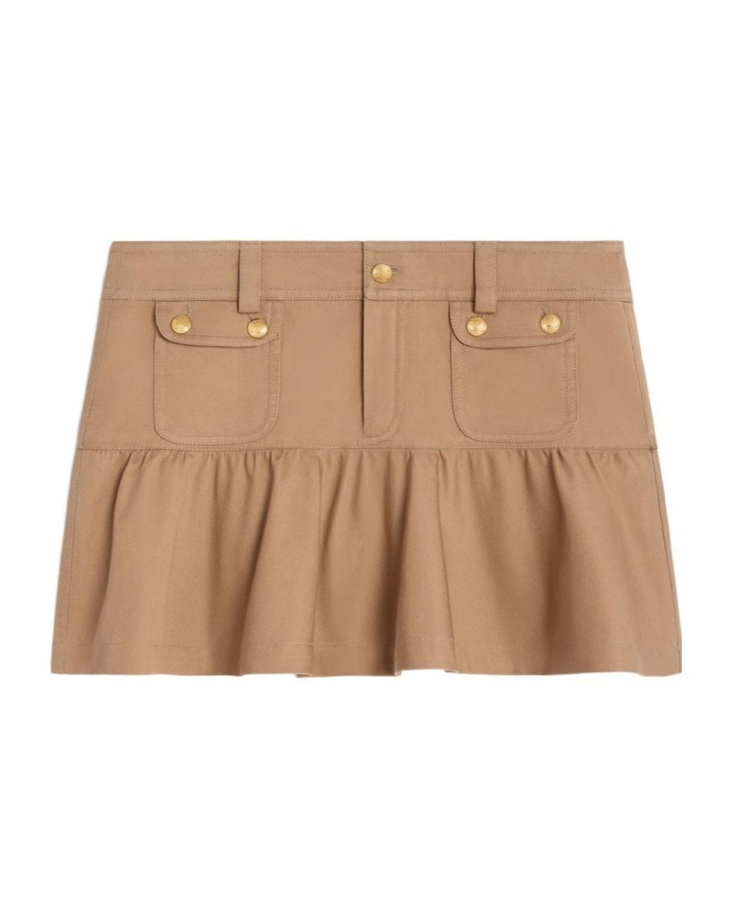 Céline Natural Mini Skirt