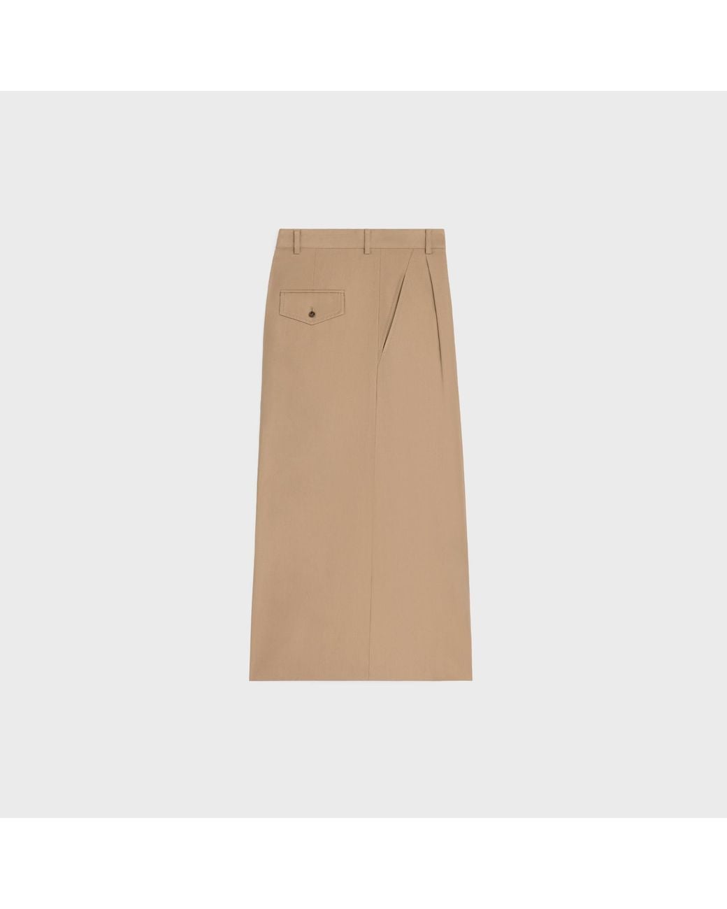 Céline Natural Montauk Cropped Trousers