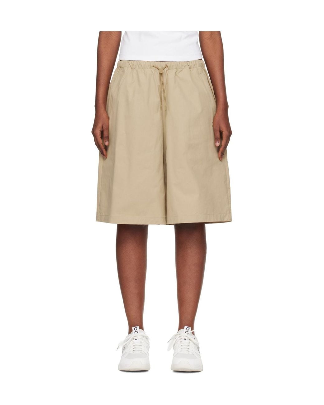 On Shoes Natural Bermuda Shorts