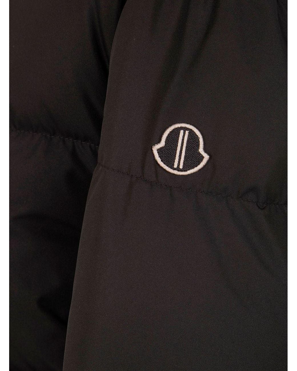 Moncler Black Moncler Rick Owens Cropped Cyclopic Jacket for men