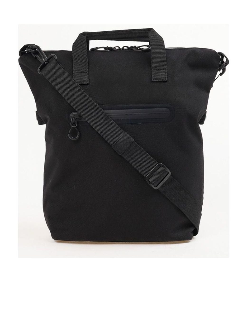 And Wander Black Zippered Shoulder Bag for men