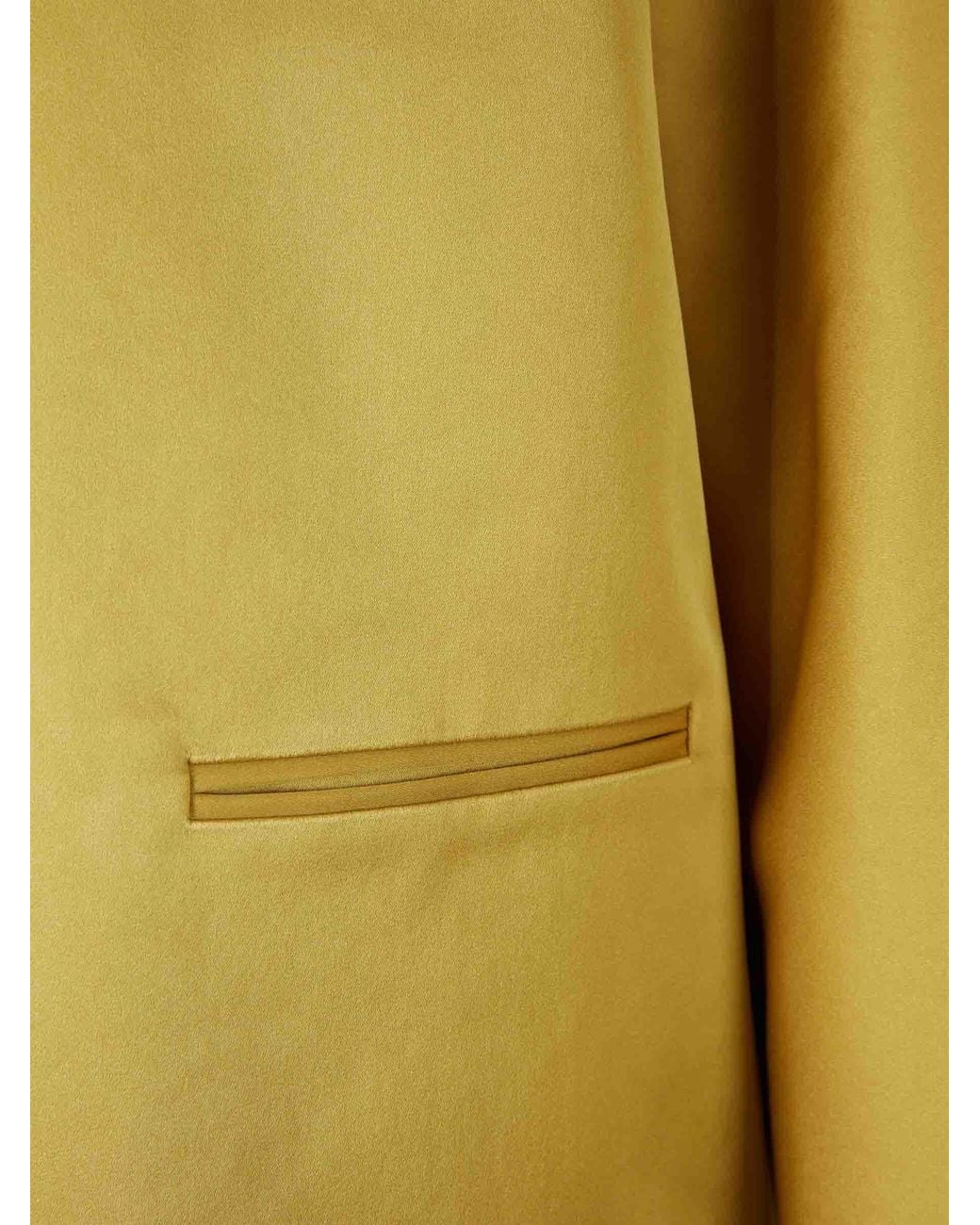 Staud Yellow Liz Buttoned Coat