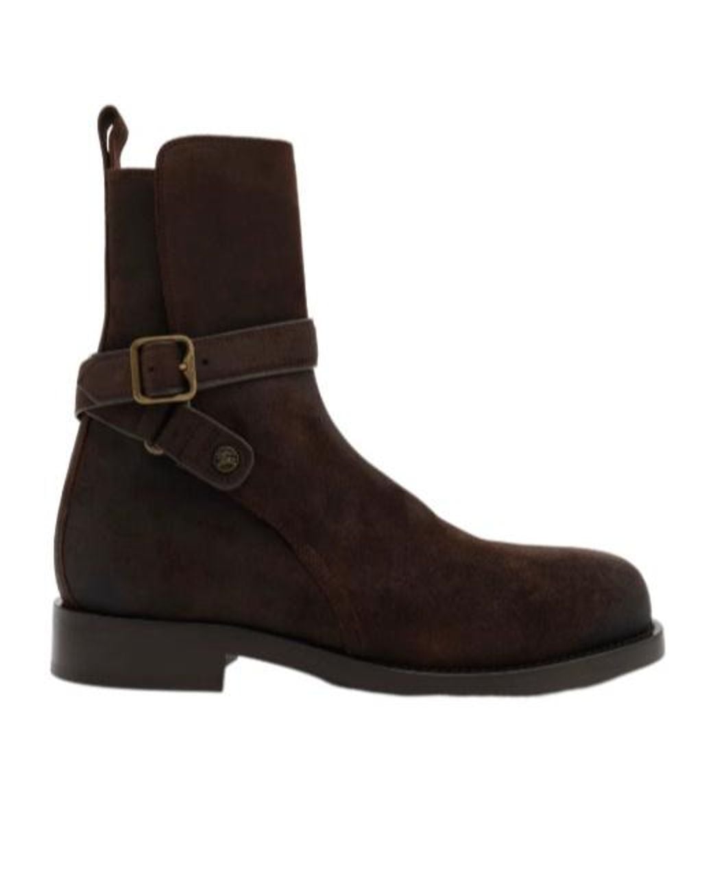 Burberry Brown Ledger Jodhpur Buckled Boots for men