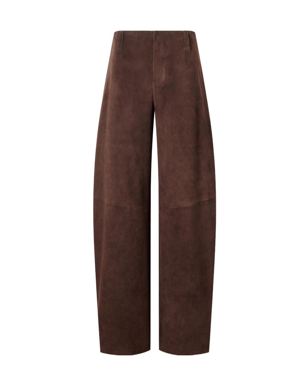 Stouls Brown High-Waisted Wide-Leg Pants