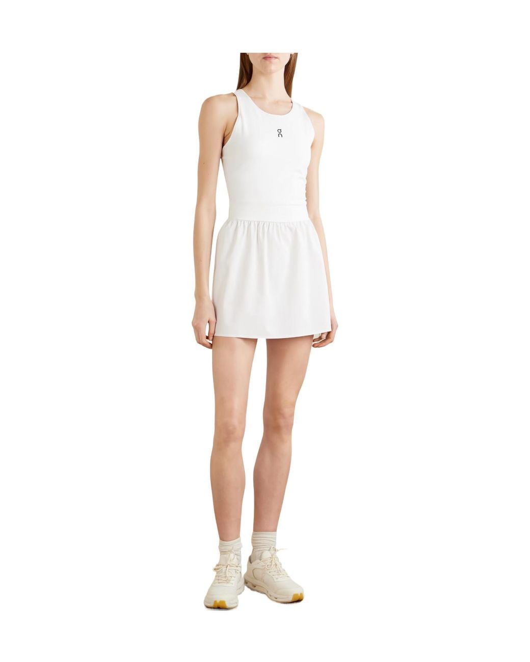 On Shoes White Performance Recycled Stretch Tennis Dress