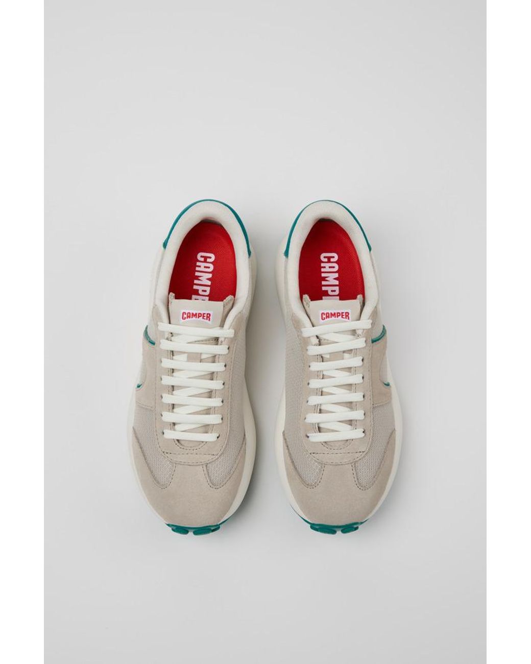 Camper Gray Suede Sneakers