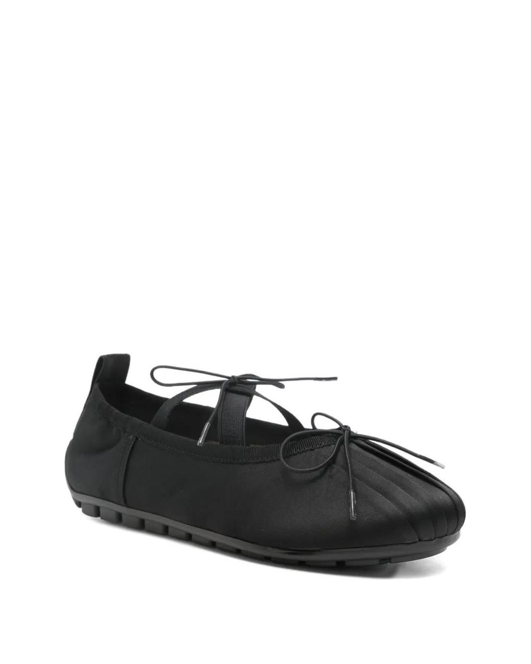 Simone Rocha Black Ballerina Grip Flat Pumps