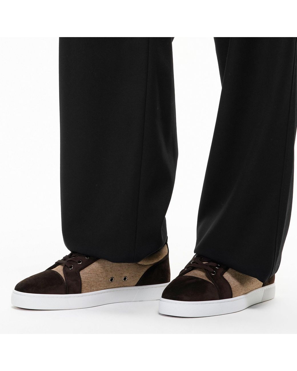 Christian Louboutin Brown Low-Top Casual Shoes for men