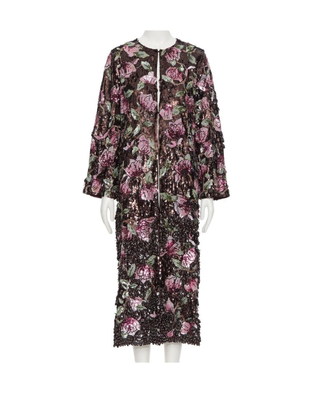 Valentino White Long-Sleeved Dress With A Round Neck