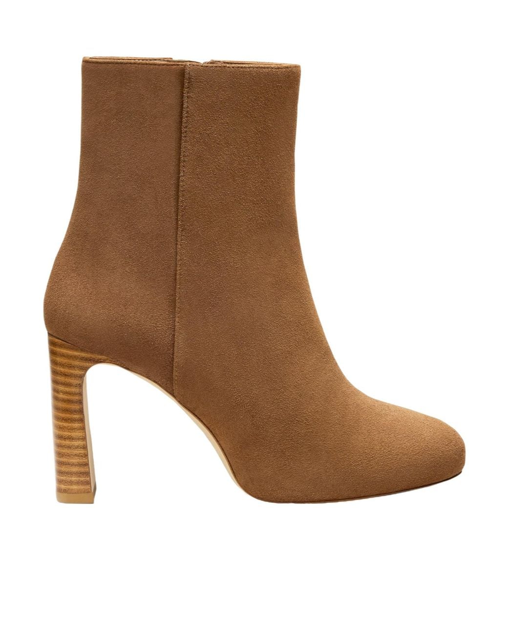 Stuart Weitzman Brown Babette Platform Zip Bootie