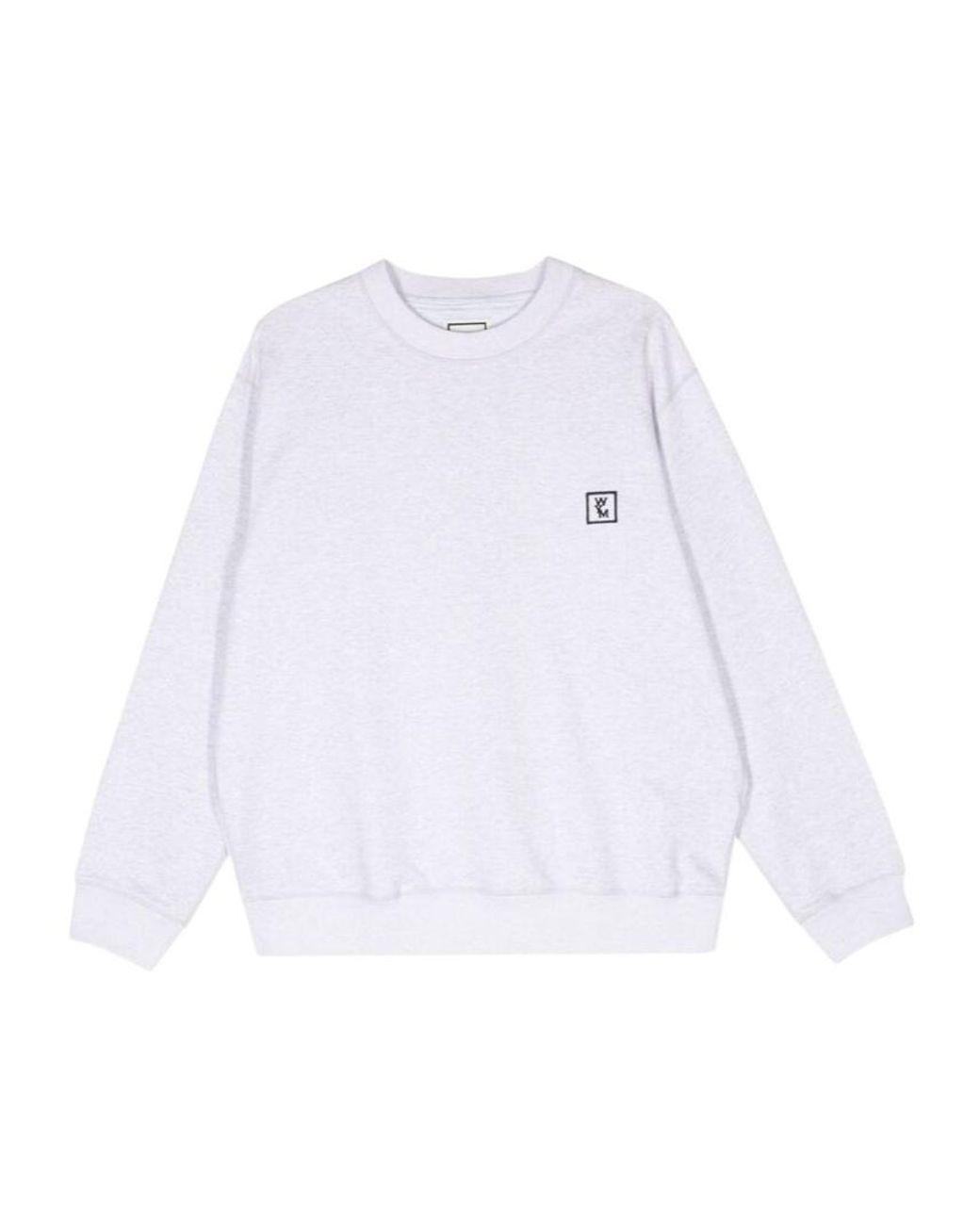 Wooyoungmi White Logo-Embroidered Sweatshirt for men