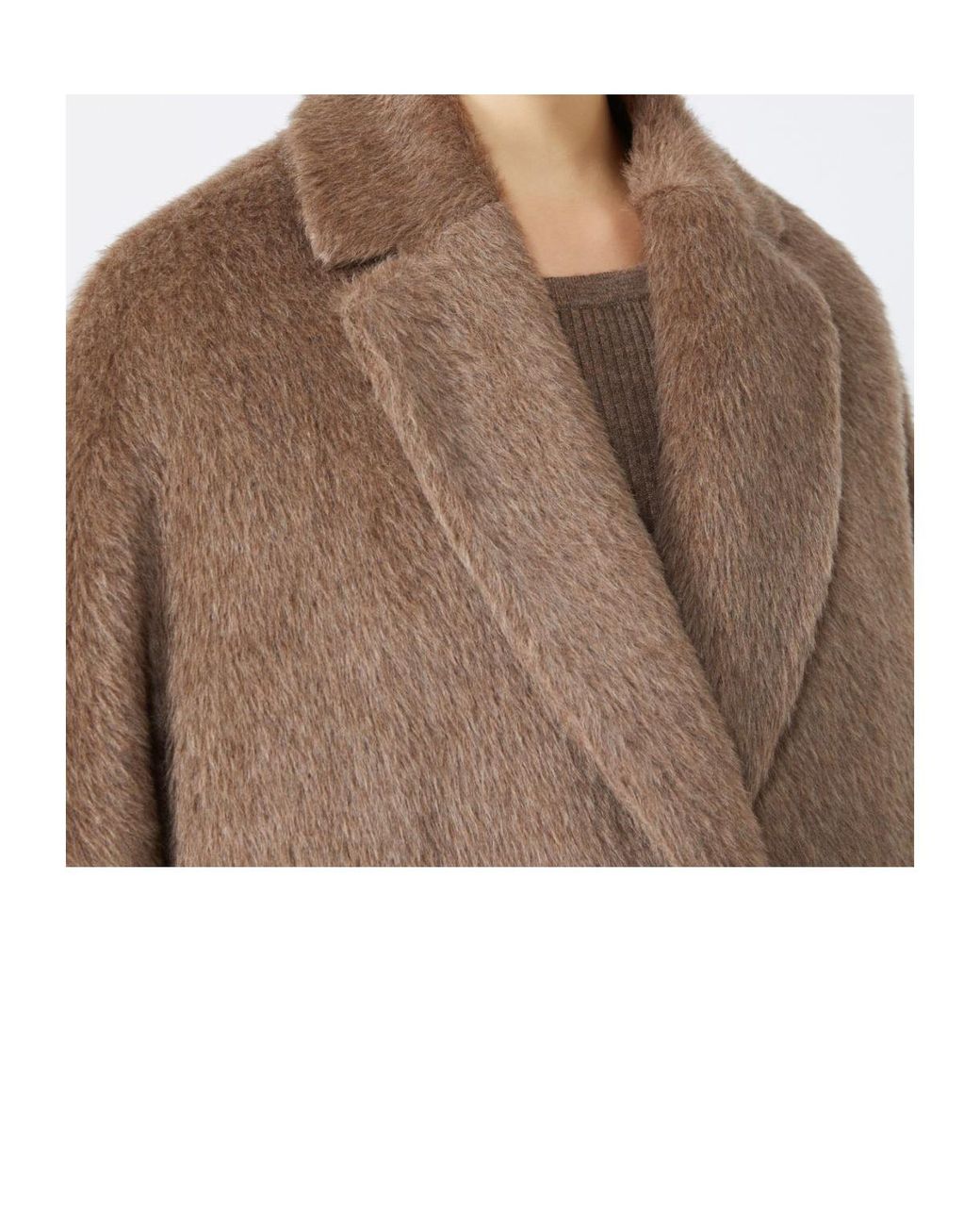 Max Mara Brown 'S Giorgia Long-Sleeved Coat