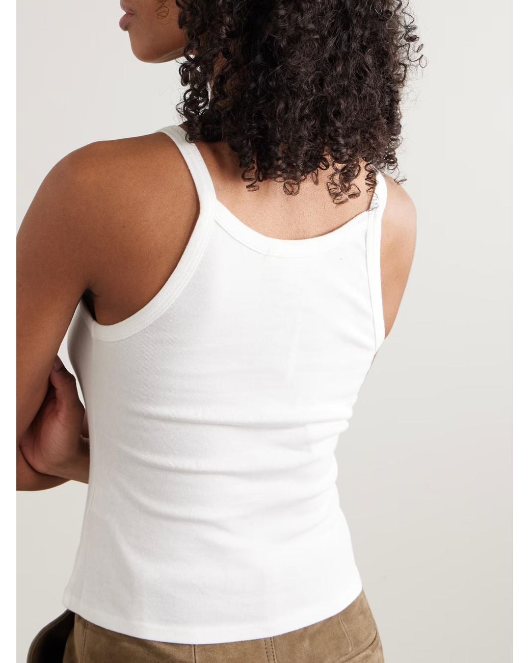 Nili Lotan White Loretta Knitted Vest