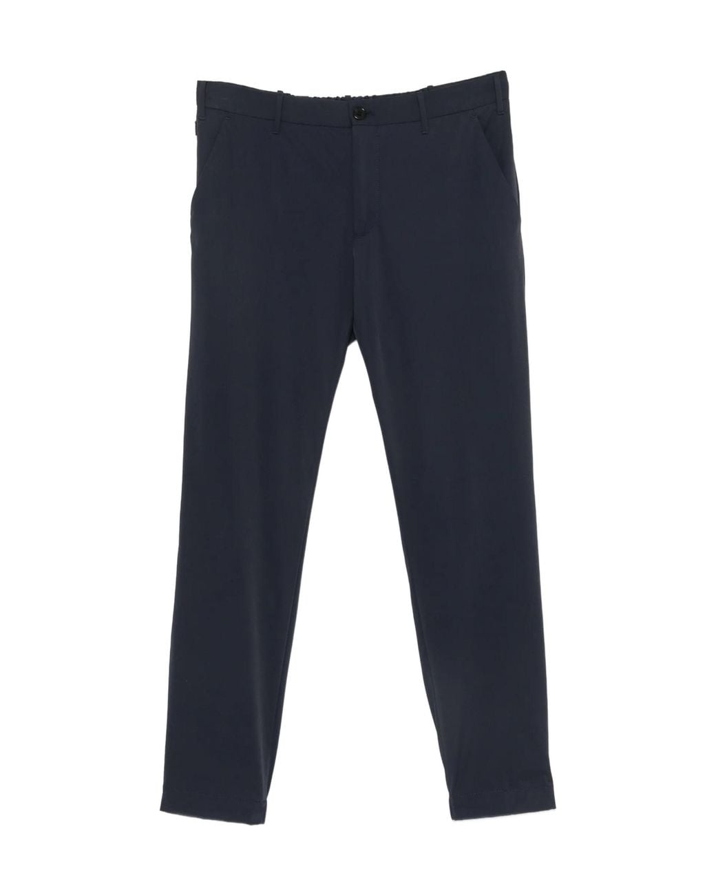 Incotex Blue Elasticated-Waistband Trousers for men