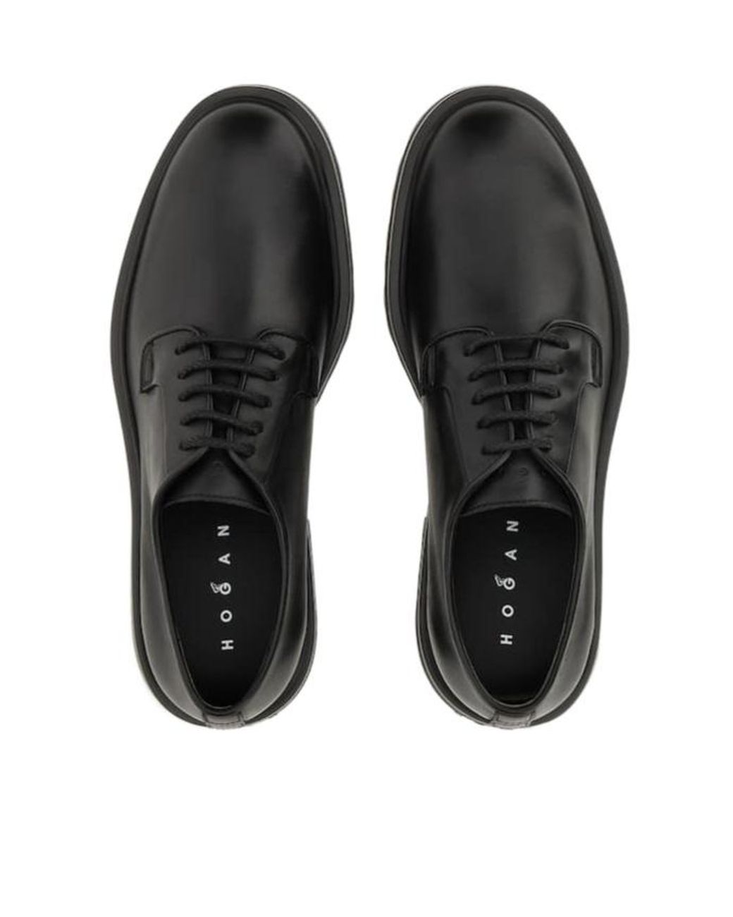 Hogan Black H673 Lace-Up Shoes for men