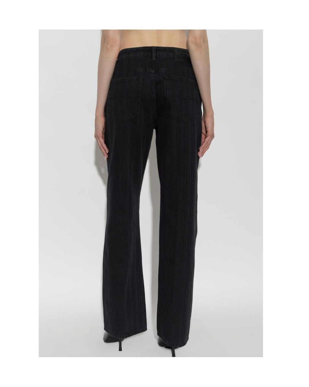 DIESEL Black 1971 D-Sent Straight-Leg Jeans