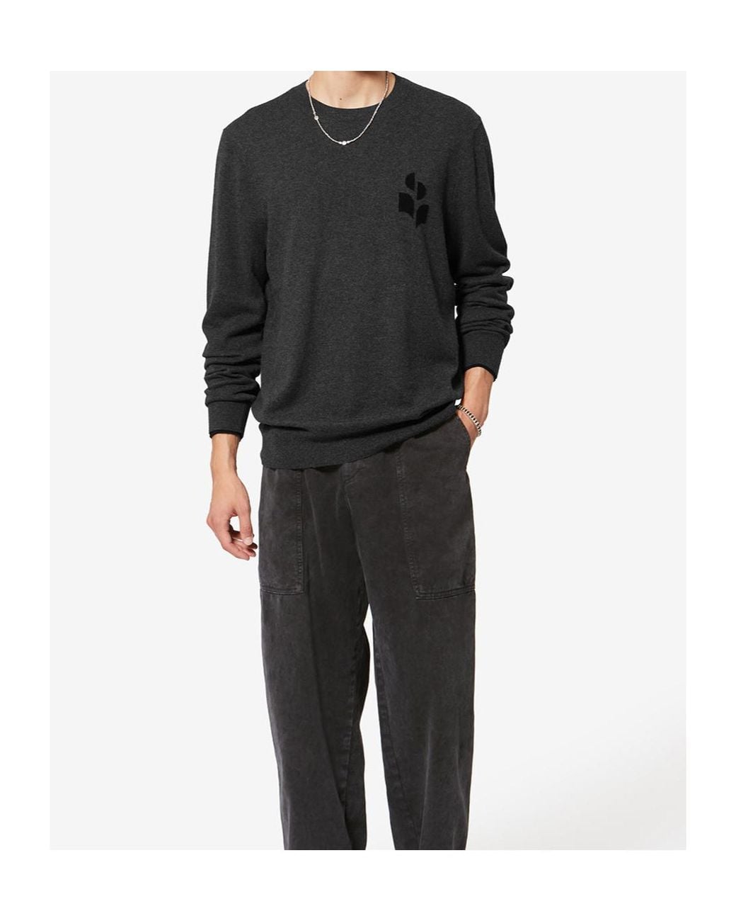 Isabel Marant Gray Antea Sweater for men
