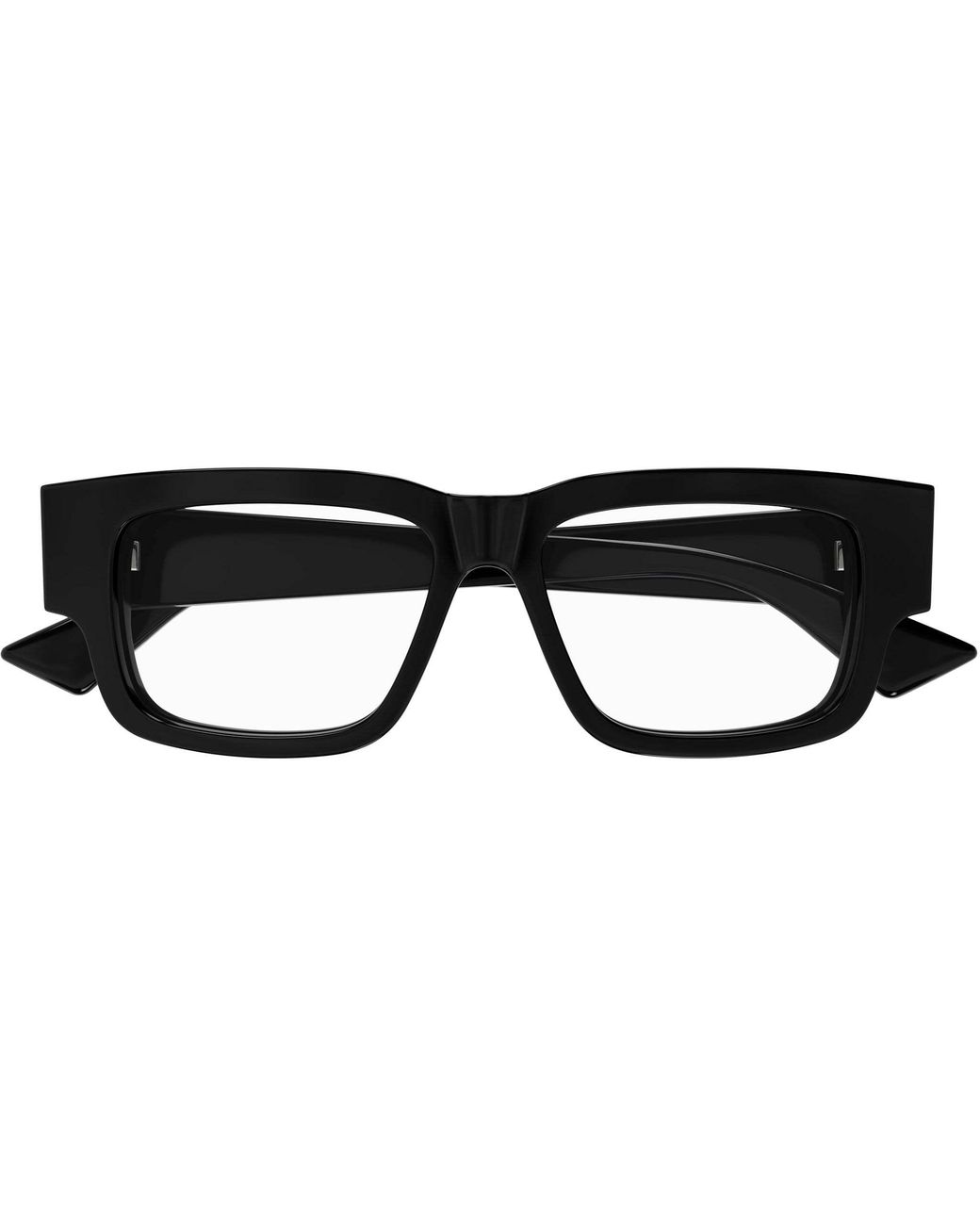 Bottega Veneta Black Eyewear Square Frame Glasses