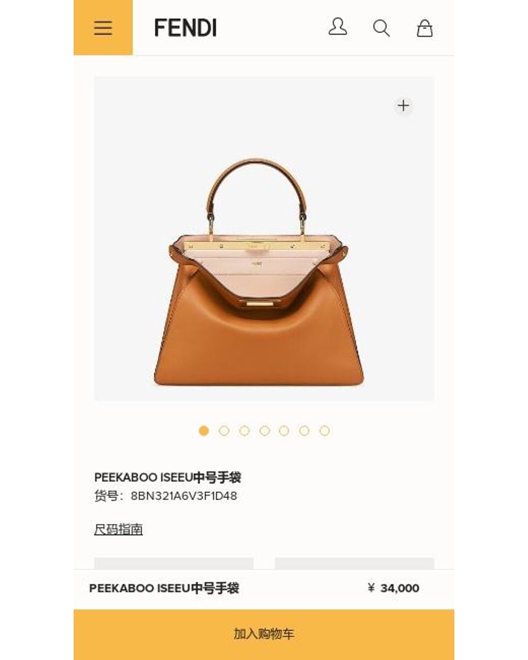 Fendi Brown Leather Bag