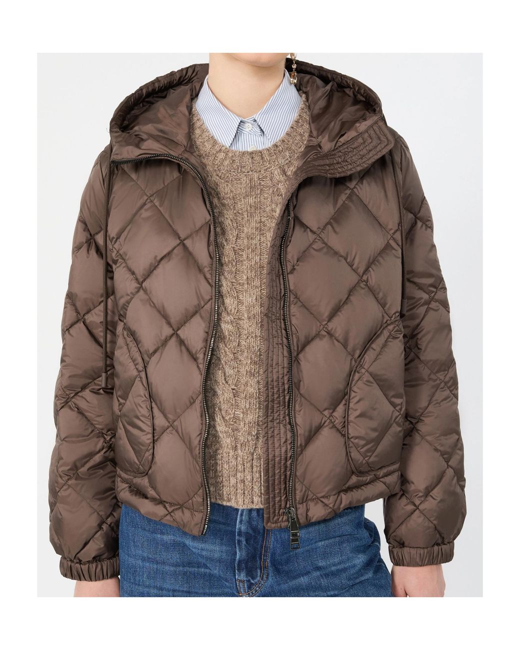 Weekend by Maxmara Brown Padded Jacket
