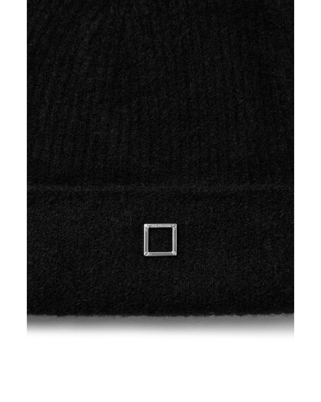 Wooyoungmi Black Rolled Brim Cap for men