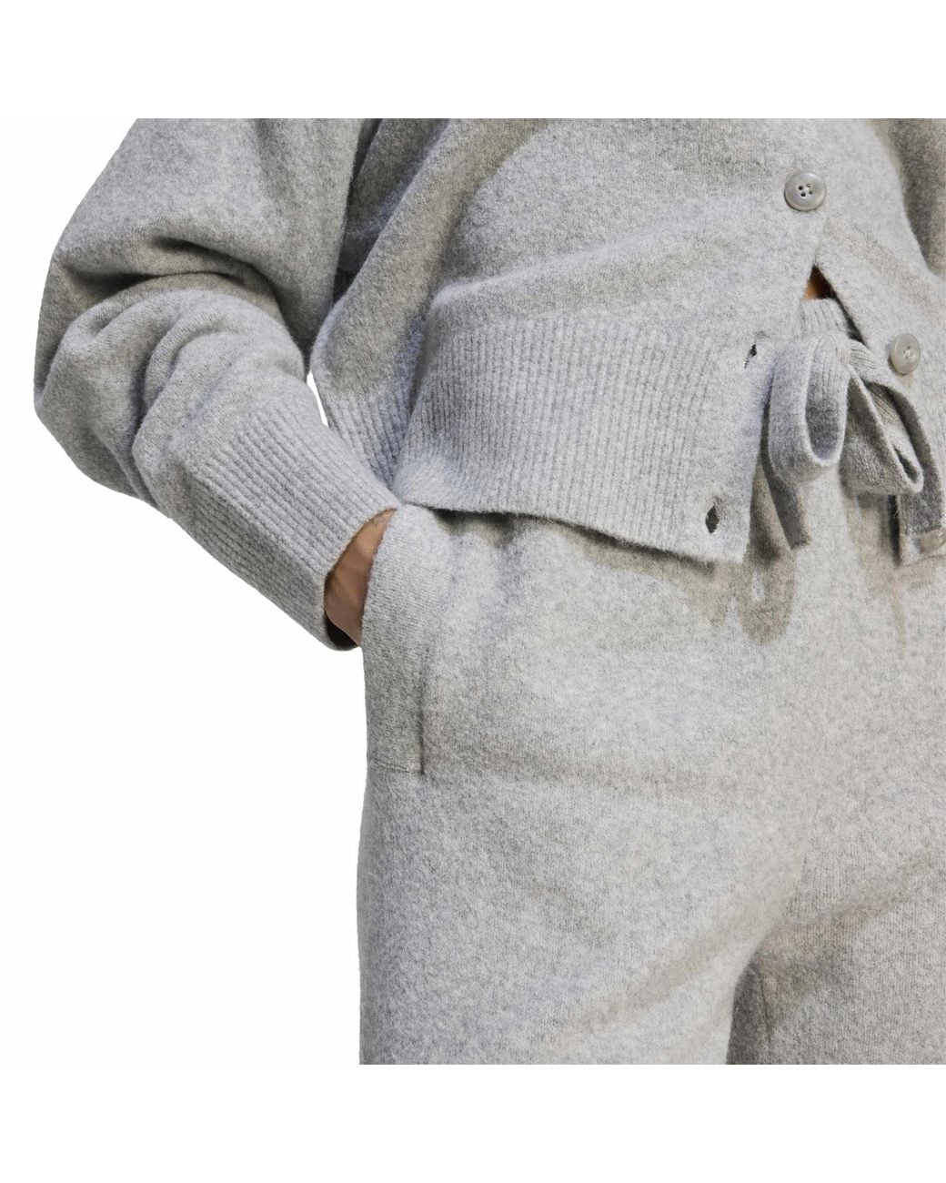Adidas Originals Gray Comfortable Knitted Trousers