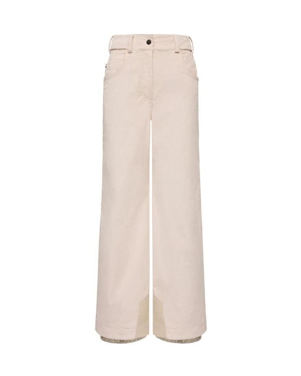 Moncler Natural Grenoble Corduroy Ski Performance Trousers