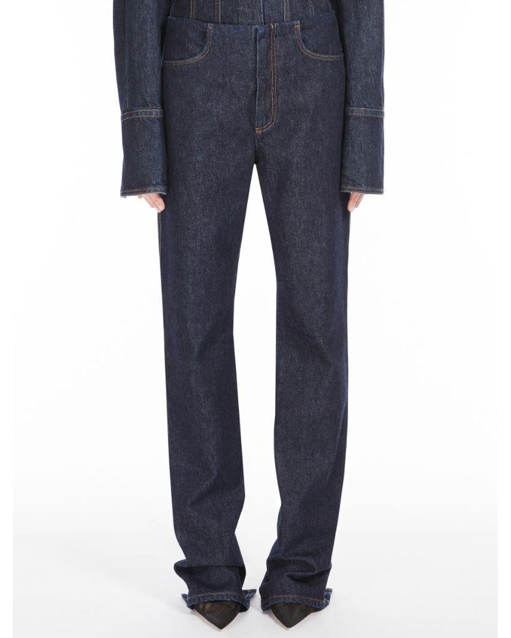 Sportmax Blue Aligi1234 Straight Leg Jeans