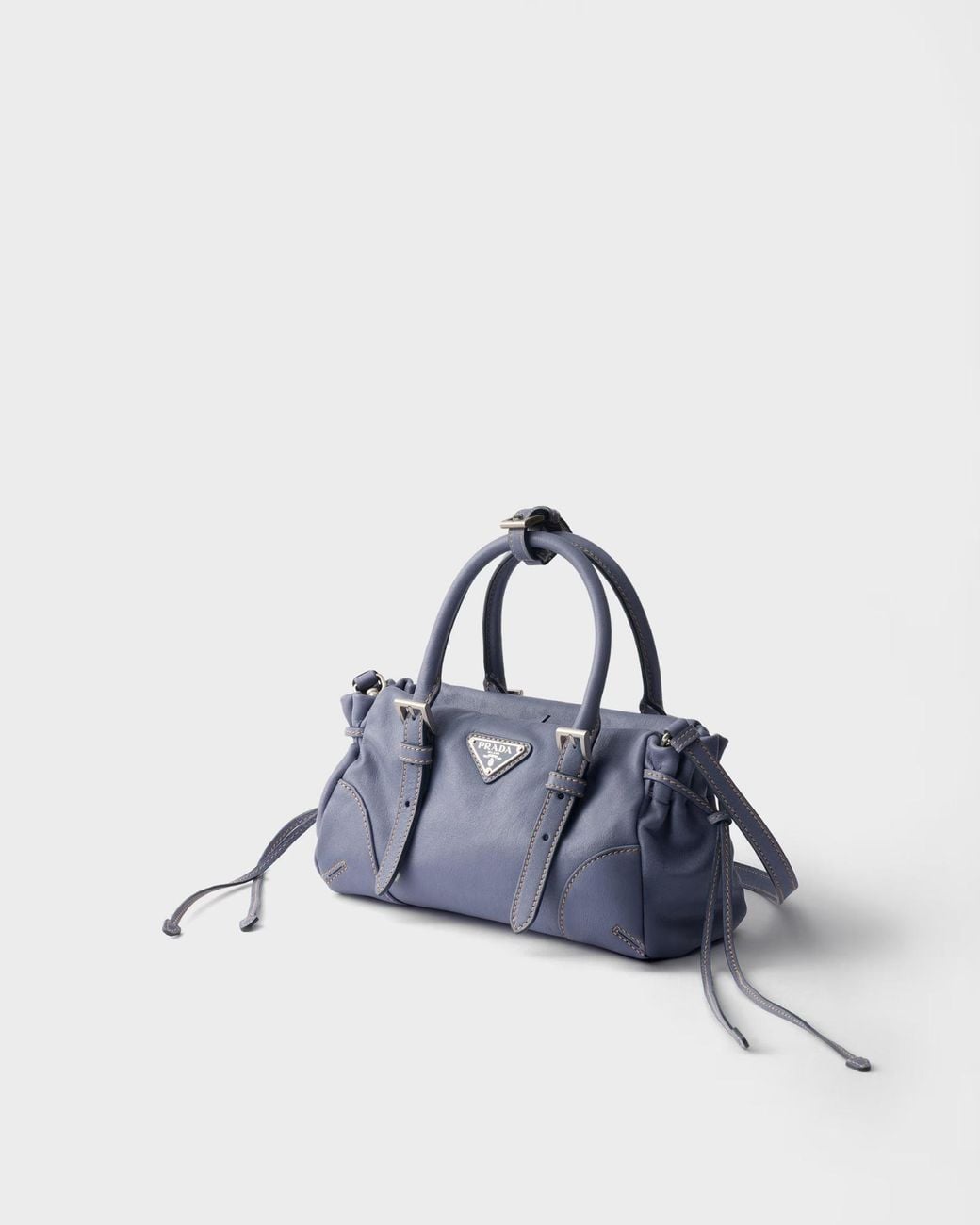 Prada Blue Karin Small Leather Bag