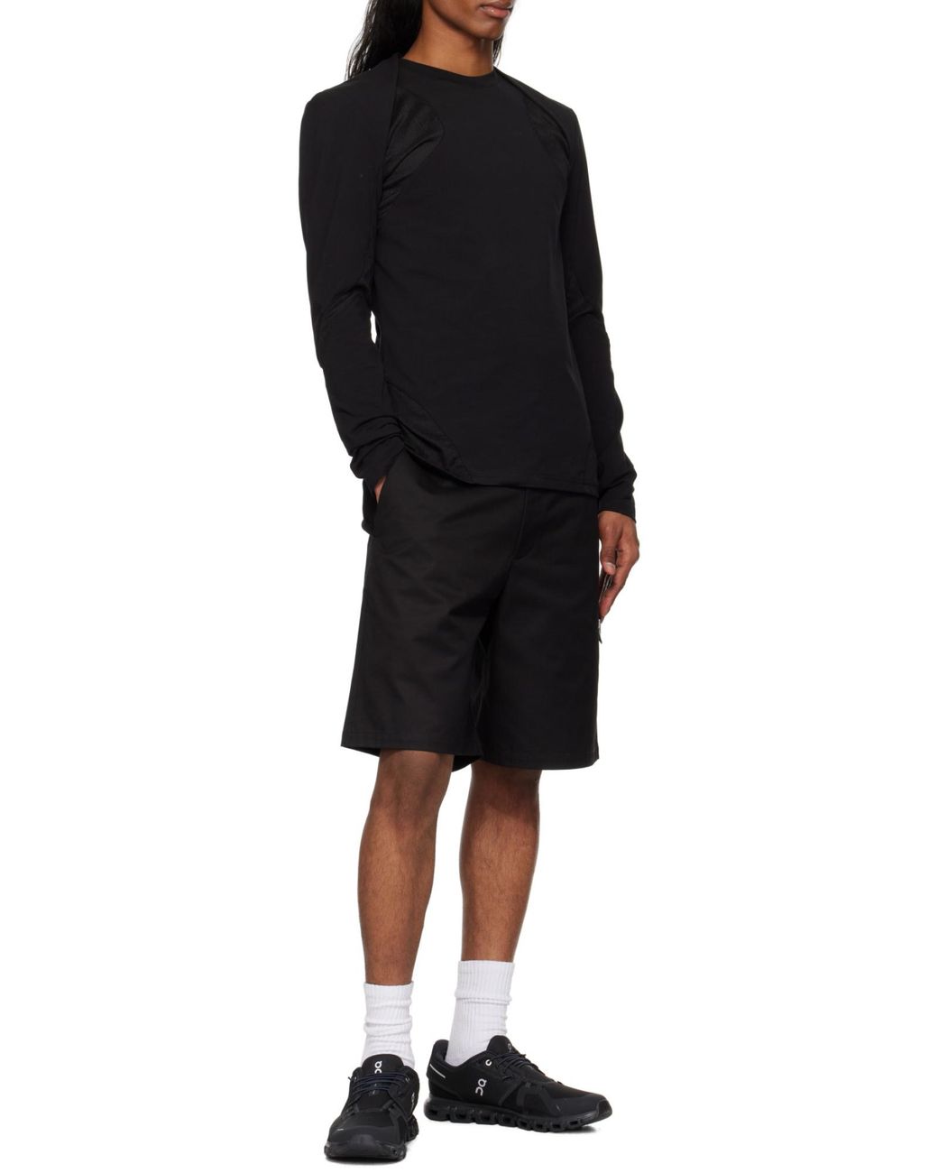 On Shoes Black Cloud Quick-Lace Running Shoes for men