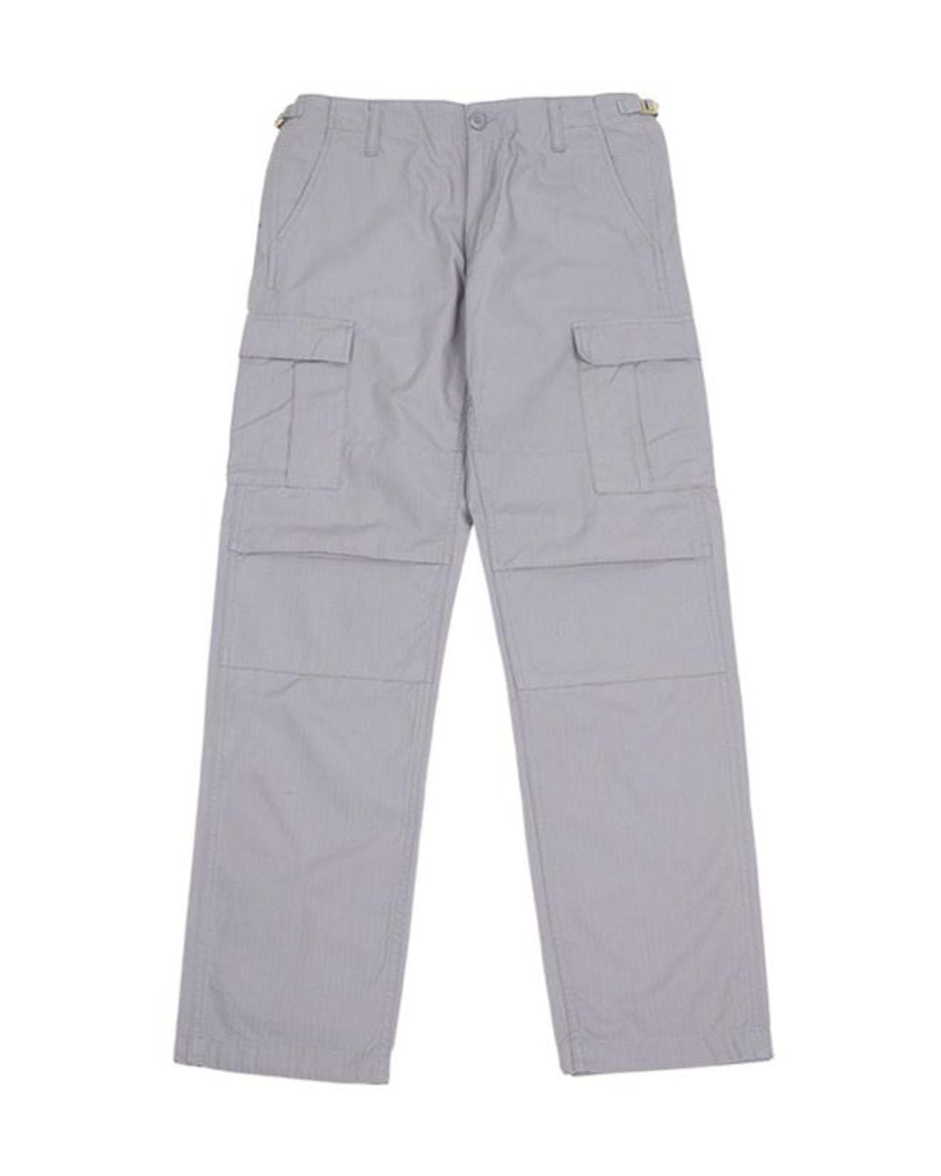 Carhartt Gray Low Rise Cargo Pants for men