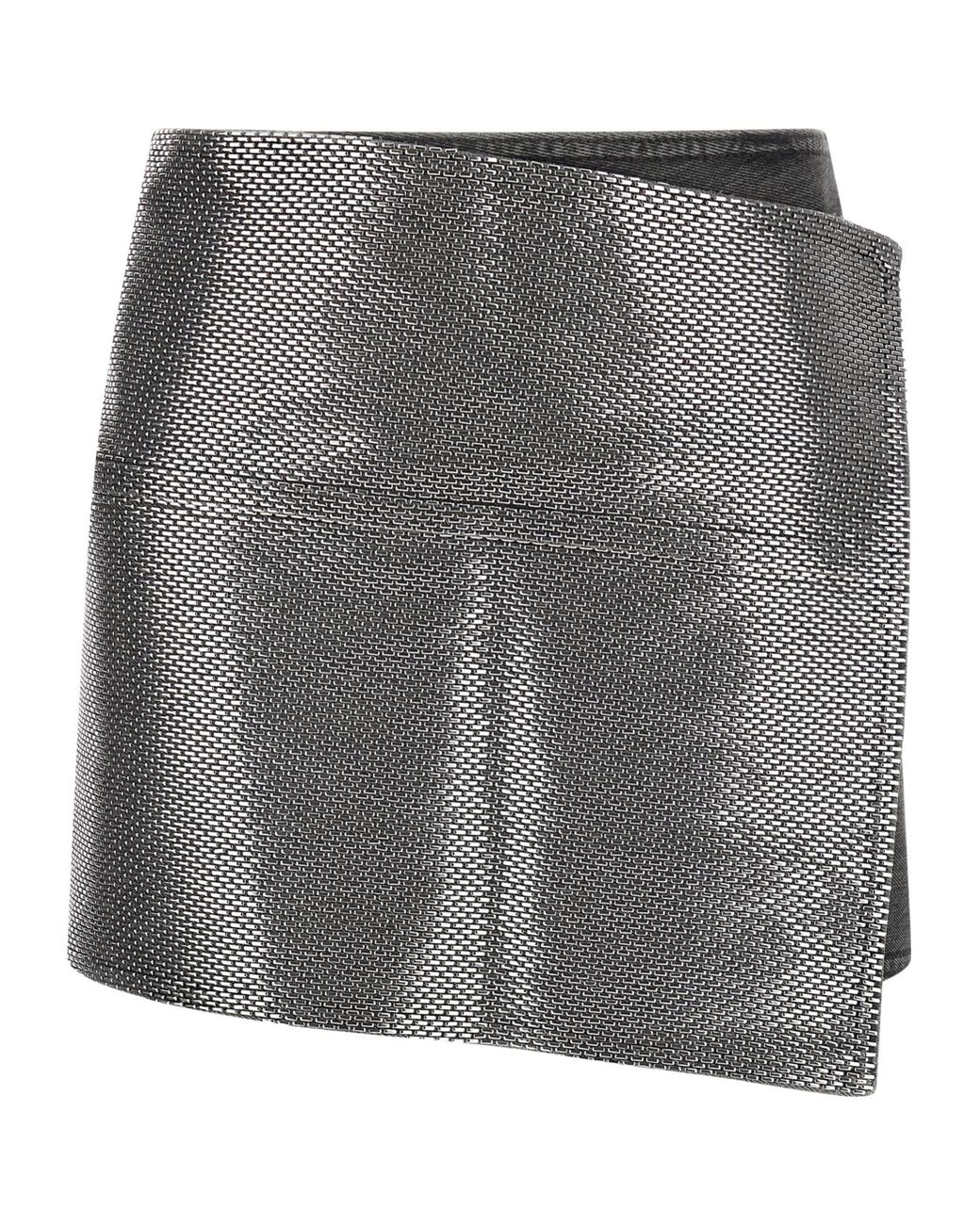Haikure Gray May Studded Mini Skirt