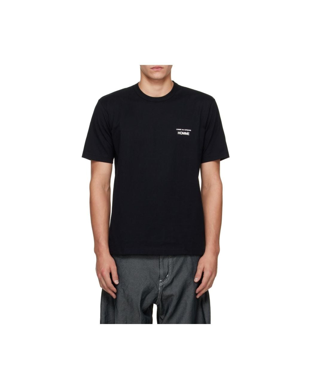 Comme des Garçons Blue Short-Sleeved T-Shirt for men
