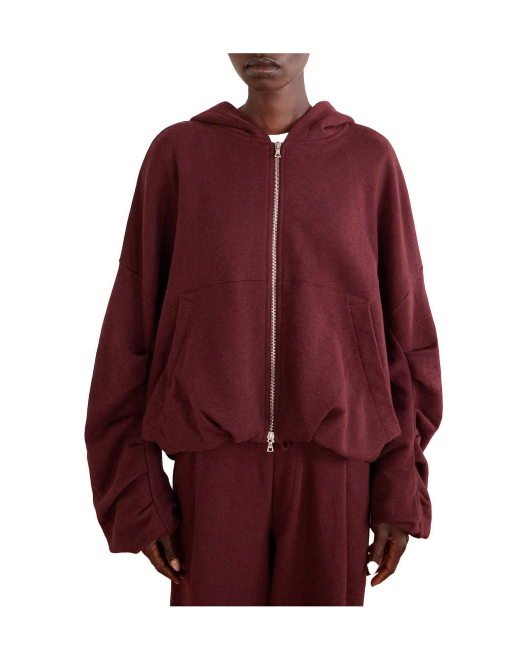 Dries Van Noten Purple Hannett Zipped Hoodie