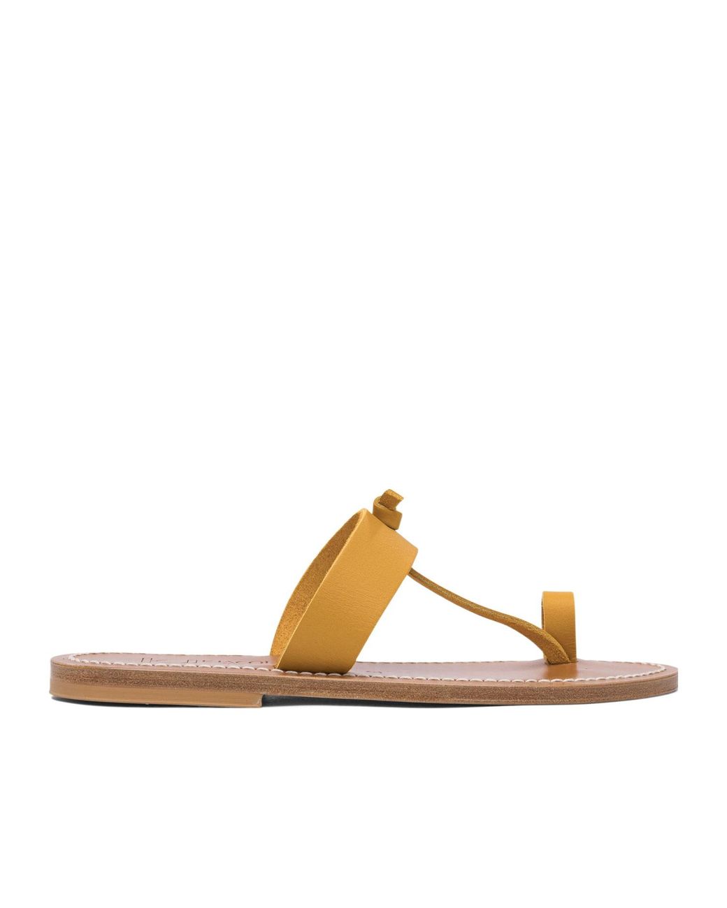 K. Jacques Metallic Knot-Detail Thong-Toe Sandals