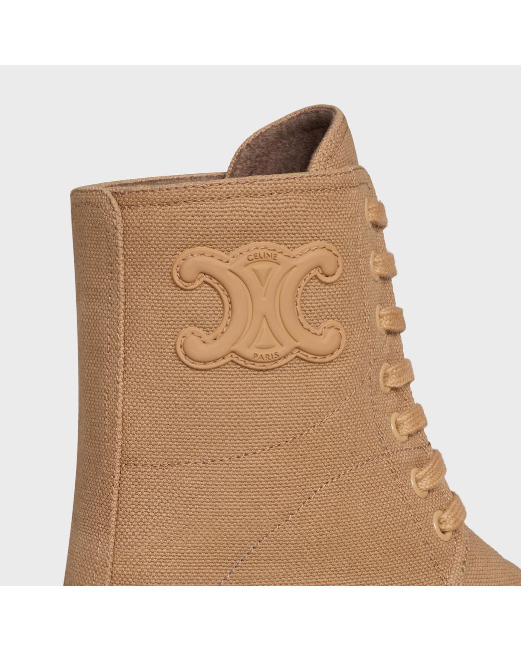 Céline Natural Riley Lace-Up Boot