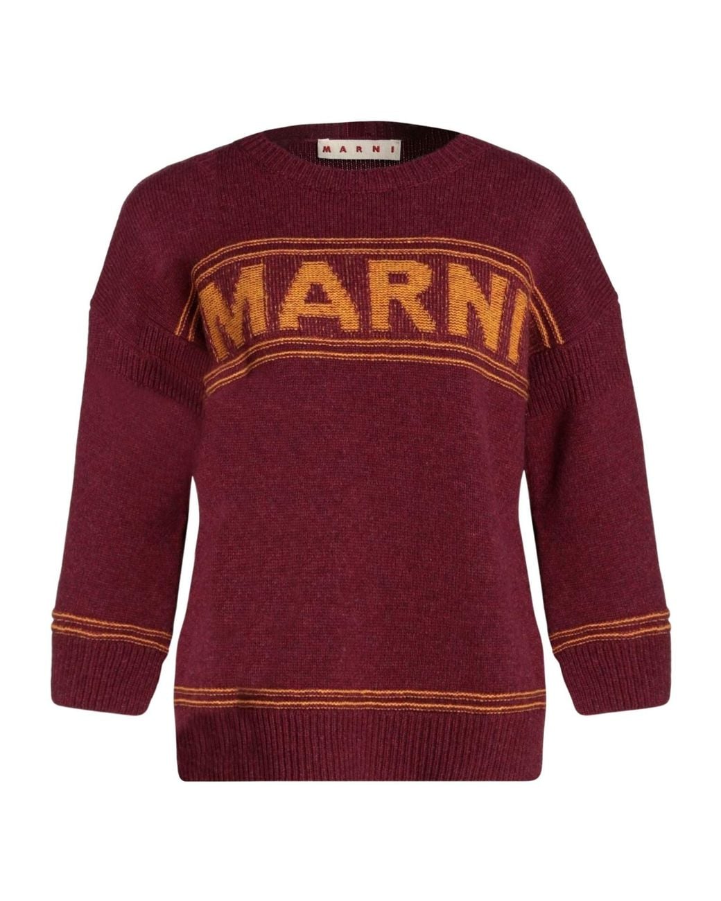 Marni Red Mid-Weight Knit Jumpers