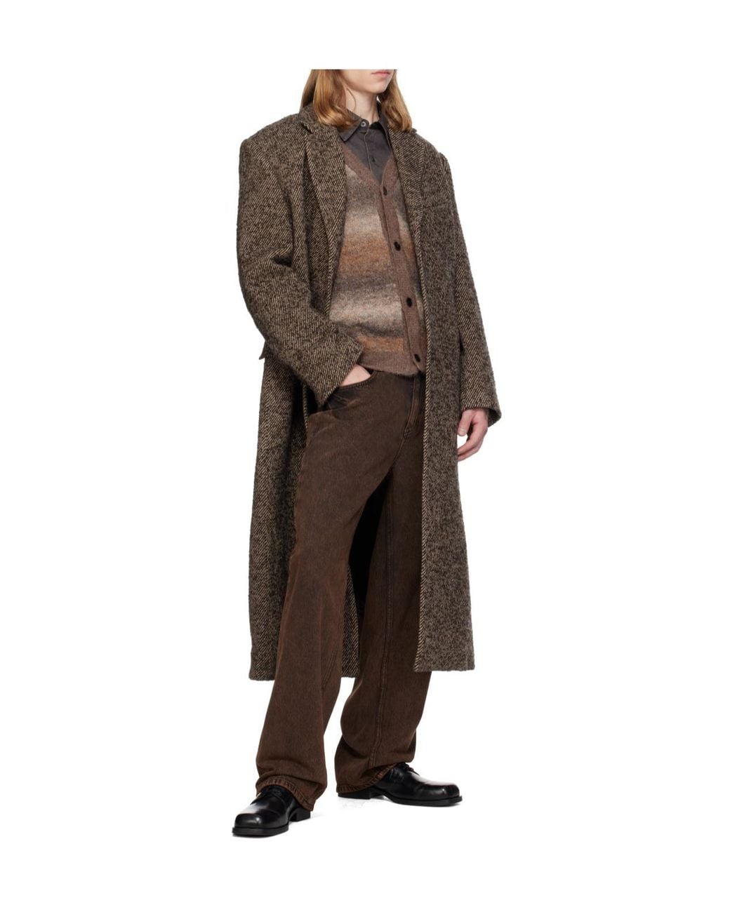 MMIC Brown Brume Single Coat for men