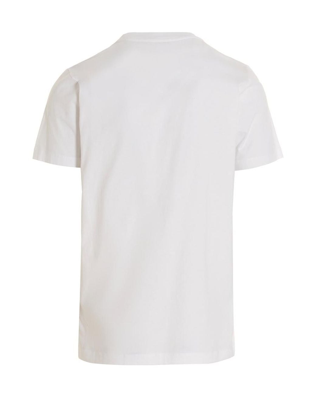 Marni White Cotton T-Shirt With 3D Print for men