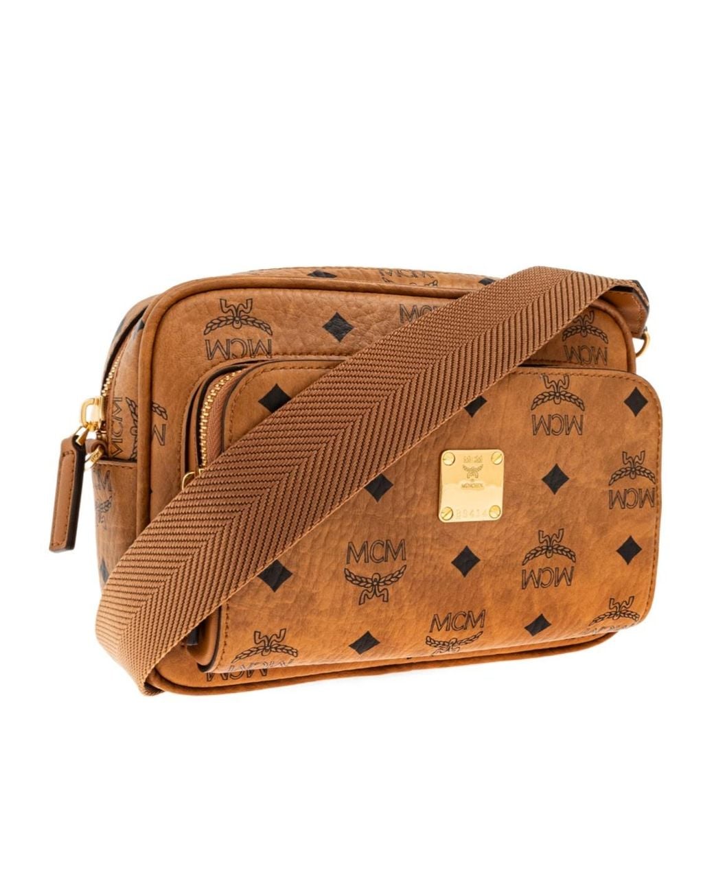 MCM Brown Aren Mini Shoulder Bag for men