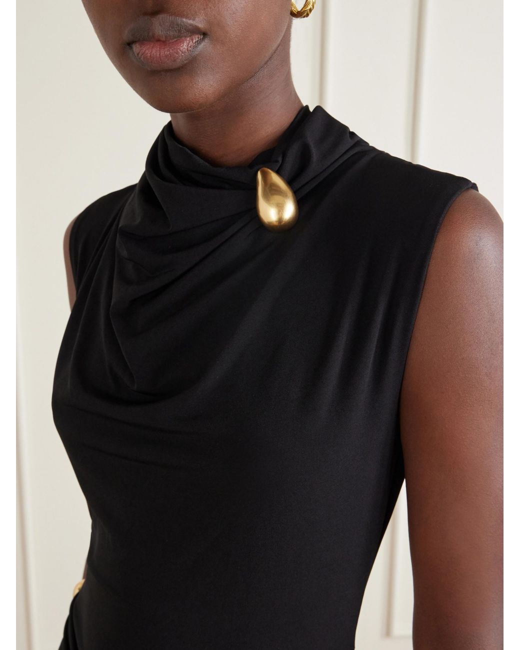 Altuzarra Black Stretch-Jersey Midi Dress