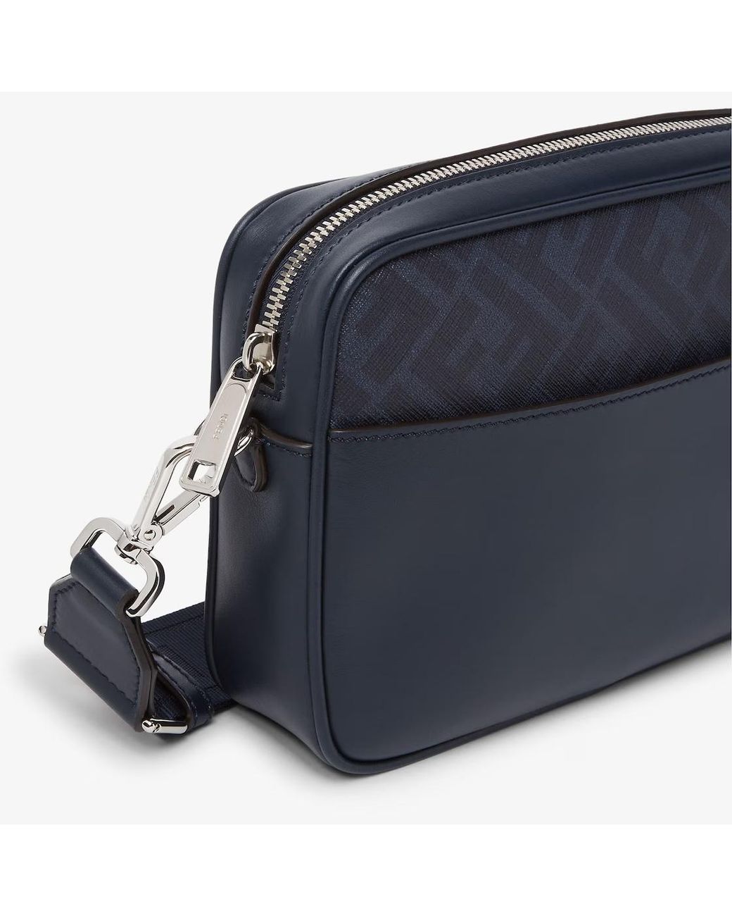 Fendi Blue Squared Ff Camera Case for men